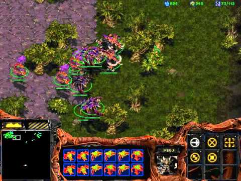 Starcraft Walkthrough Zerg Mission 9: Gathering The All-Know Crystal
