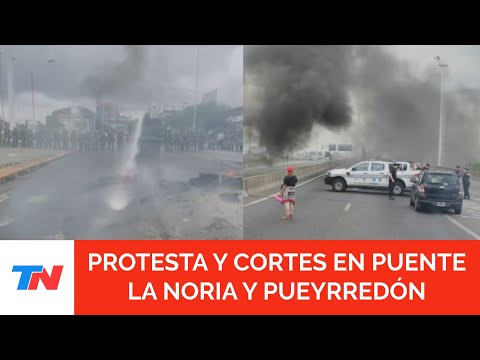 Protesta y caos de tránsito: piqueteros cortan accesos a CABA para manifestar en contra del ajuste