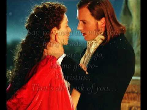 All I Ask of You ~  Phantom of the Opera ~ With Lyrics