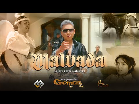 ♫ Malvada - Carlos Alarcón y Los Genios 🔥 Cumbia 2026 (Video Oficial)