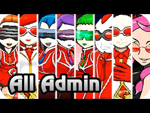 Pokémon X & Y - All Team Flare Scientists/Admin Battles (1080p60)