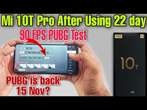 Xiaomi Mi 10T Pro 90 FPS PUBG Test | Mi 10T Pro After Using 22 Day 90 FPS Review🔥|PUBG Unban 15 Nov?