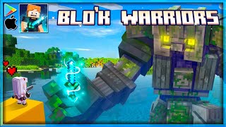 Minecraft Strategy game?! - BLOCK WARRIORS English Gameplay | Mobile Android iOS