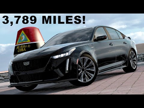 Epic Cadillac Adventure: Coast to Coast! | Full Road Trip | American Truck Simulator