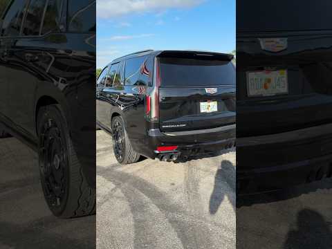 Cammed the Escalade V and she sounds nasty #cleetusmcfarland #cars  #custom