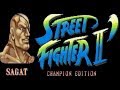 Street Fighter 2 - Champion Edition - Sagat [Arcade] Playthrough [Gameplay, Longplay]