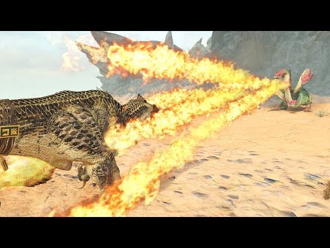 War Hydra VS Feral Carnosaur | Tests Total War Warhammer 2