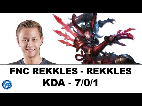 FNC Rekkles - Kalista vs Caitlyn - EUW SoloQ