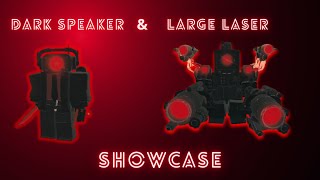 Dark speaker & Large Laser Camera Showcase!