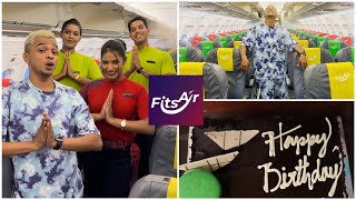 On air birthday එක ගත්ත හැටි | Fits Air @FitsAviation