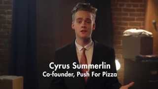 Push For Pizza, The Easiest Way To Order Pizza Ever.