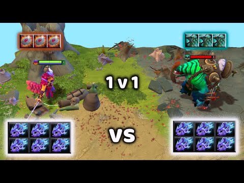 Pangolier vs Tidehunter | Kraken shell vs Disarm | 1v1 who wins??