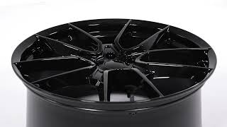FDH 210-5114-48 GB Replica FDH Ford Mustang Dark Horse Wheel [Size: 20" x 10"] Gloss Black - video thumbnail 4