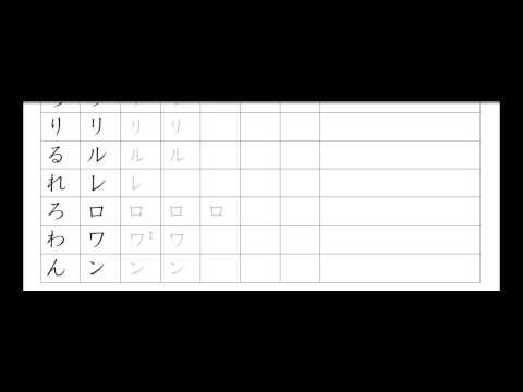 Unit 1 p23 katakana wa