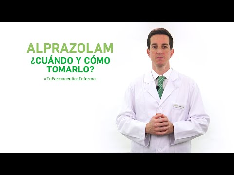 Alprazolam cuándo y cómo tomarlo. Tu Farmacéutico Informa