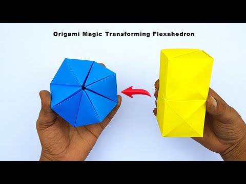 Paper Magic Tricks | Remake And Problem Solved | Easy Origami Magic Transforming Flexahedron
