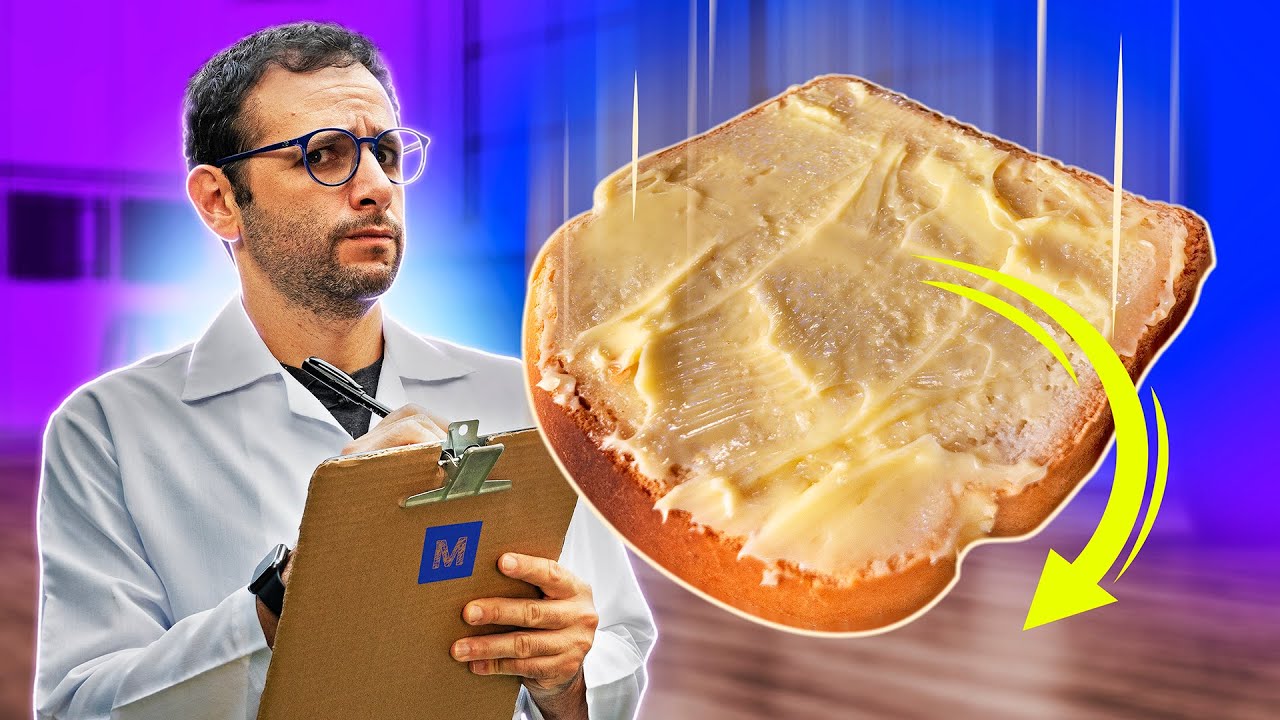 PÃO só CAI com MANTEIGA VIRADA para BAIXO? Nós testamos