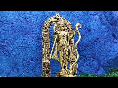 Ayodhya Ram Mandir Raghupati Raghav Ram Lalla with Dashavatara Artisanal Brass Replica video