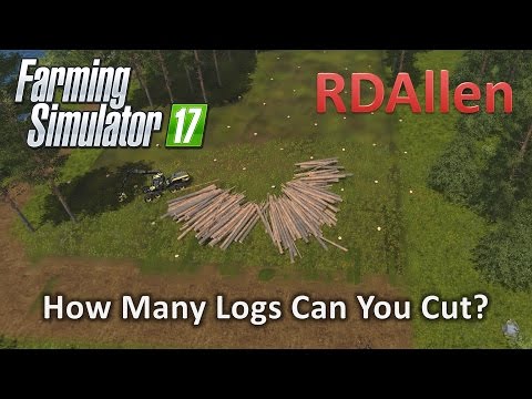 FS17 Gold Crest Valley - How Many Logs Can You Cut