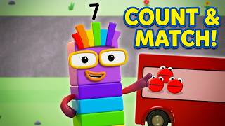 Counting Numberblocks | Who Gets on the Bus First?