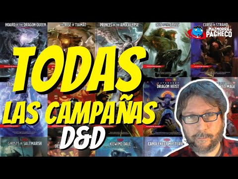 Todas las Campañas de la 5 edición de Dungeons & Dragons en un sólo vídeo