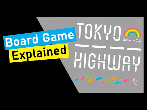 TOKYO HIGHWAY Rainbow City Board Game Explained