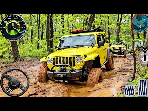 4x4 Offroad Jeep Driving Simulator 3D - Drive SUV 4x4 jeep Offroad Game - Android GamePlay