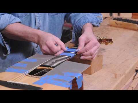 Eliminate Fret Buzz with the Strings On!