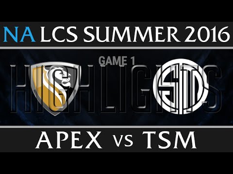 TSM vs Apex Highlights, Game 1 NA LCS Week 6 Day 3 Summer 2016 - TSM vs APX G1