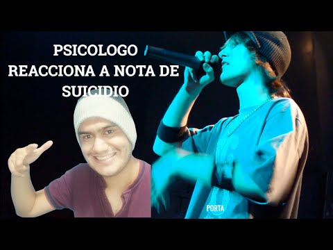 Psicologo Reacciona a NOTA DE SUICIDIO (PORTA)