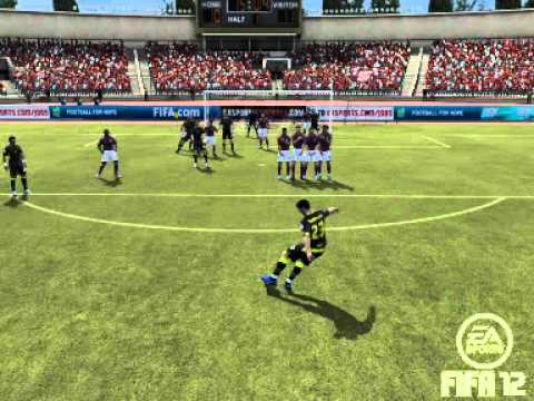 Fifa 12! - BLAKE GAMING'S GOAL OF THE DAY - 7/12/2011 - FREE-KICK!