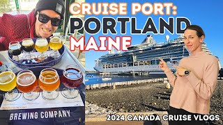 Canada Cruise Vlog - Portland, Maine - Royal Caribbean Jewel of the Seas  - Day 7 - Industrial Way