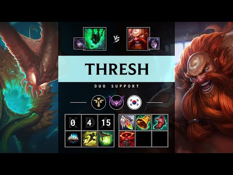 Thresh Support vs Gragas - KR Master Patch 25.19