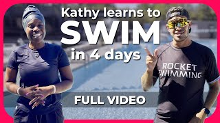 How to Swim in just 4 Days | Step-by-Step Adult Beginner Swimming Lessons 2025