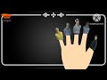 Finger Family Deka Family Collection Samba Dance Disco Dance Flamenco Dance Family