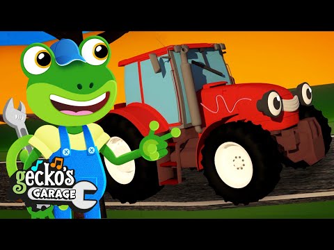 Trevor The Tractor | Gecko's Garage | Trucks For Children | Cartoons For Kids |