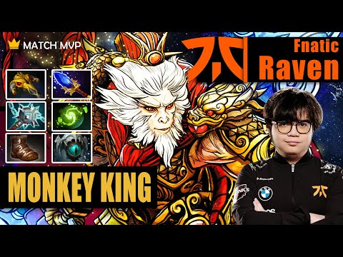 Monkey King Safelane | Fnatic.Raven | 10 MINS MAELSTROM MONSTER CARRY | 7.31d Gameplay Highlights