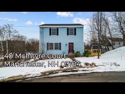 40 McIntyre Court Manchester NH 03104-Marketed Exclusively by Tony Graves of RE/MAX Synergy