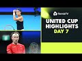 Ruud vs Mannarino, Garcia Battles Helgo & More | United Cup 2024 Day 7 Highlights