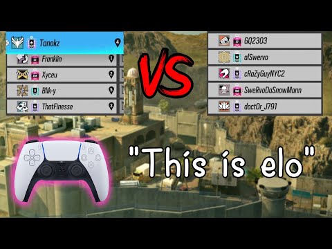 Champion Full Ranked Game PS5 - Rainbow Six Siege Console Gameplay