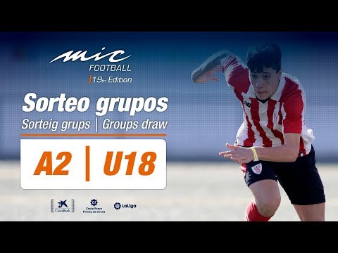 MICFootball'19 - Sorteo categoría A2 - U18 Draw