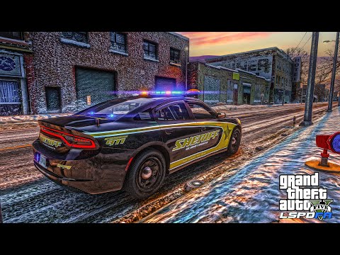 GTA 5 || DEPUTY SHERIFF || North Yankton new map! || 4K || LSPDFR || #gta5 #lspdfr