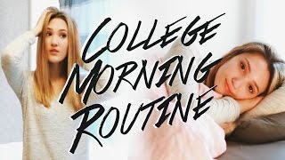 College Morning Routine 2016! How to Save Time in the Morning!