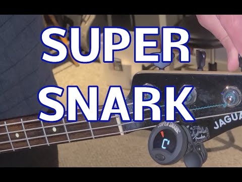 Snark Super Tuner Working With A Bass Guitar