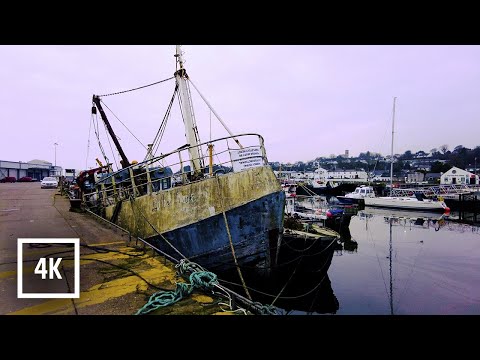 Walking through Greencastle Port Village | Ancient Castle Ruins | County Donegal | Ireland