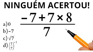 MATEMÁTICA BÁSICA - QUANTO VALE A EXPRESSÃO❓