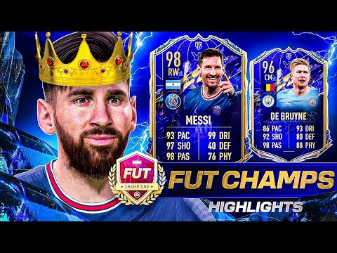 THE FINESSE KING! 👑 RANK 1 FUT CHAMPIONS HIGHLIGHTS - FIFA 22 Ultimate Team