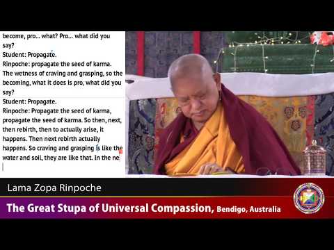 20180511 1030 LZR GSUC Bendigo- 12 Links.Transmission of 35 Buddhas, Medicine Buddha and Vajrasattva