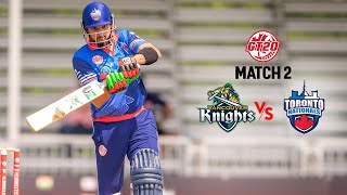 GT20 Canada Season 3 | Match - 2 Highlights | Vancouver Knights vs Toronto Nationals