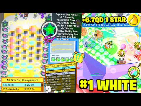 Meet The New Best #1 White Hive PollenMarks! Hive Reveal, Insane Beequips, 50QD Boost, & More! (BSS)